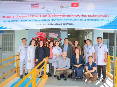 Quảng Ngãi: Bàn giao thiết bị và khánh thành Nhà trung chuyển